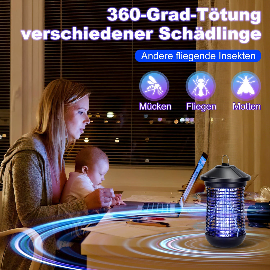 Elektrisk Mygglampe Insekt Dreper UV Lys | Luvikno