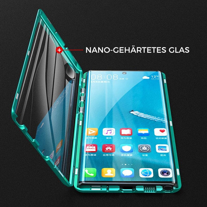 Luvikno | Samsung magnetisk herdet glass dobbelt-sidig telefondeksel