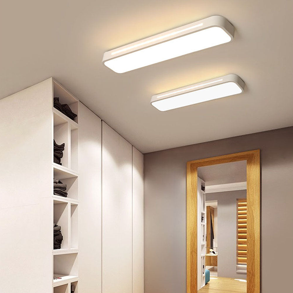 Nordisk Minimalistisk Lang LED Taklampe Luvikno