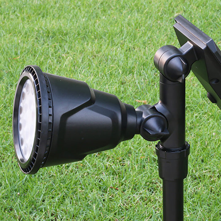 Moderne industriell ABS solvanntett LED spotlight hageinnsettingslys for utendørs patio | Luvikno