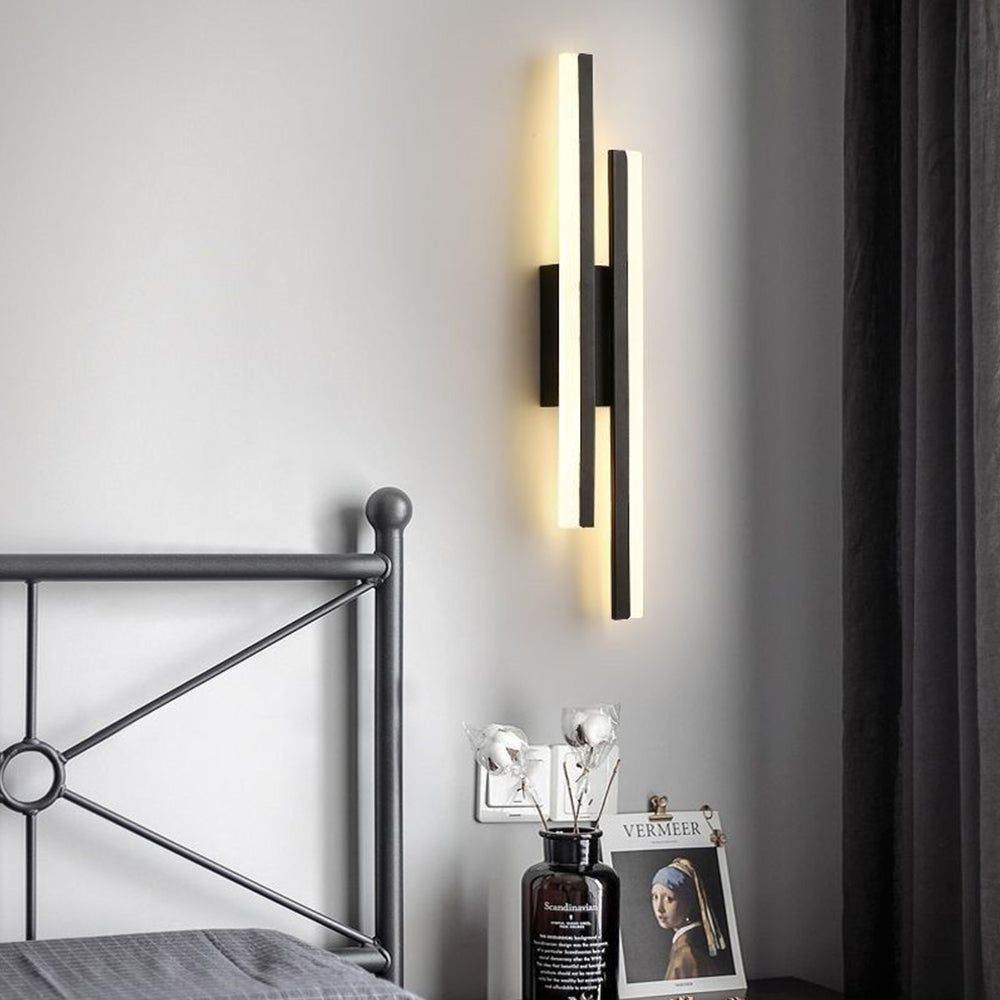LED Vegglampe Akryl Metall Vegglampe Belysningsarmatur Luvikno