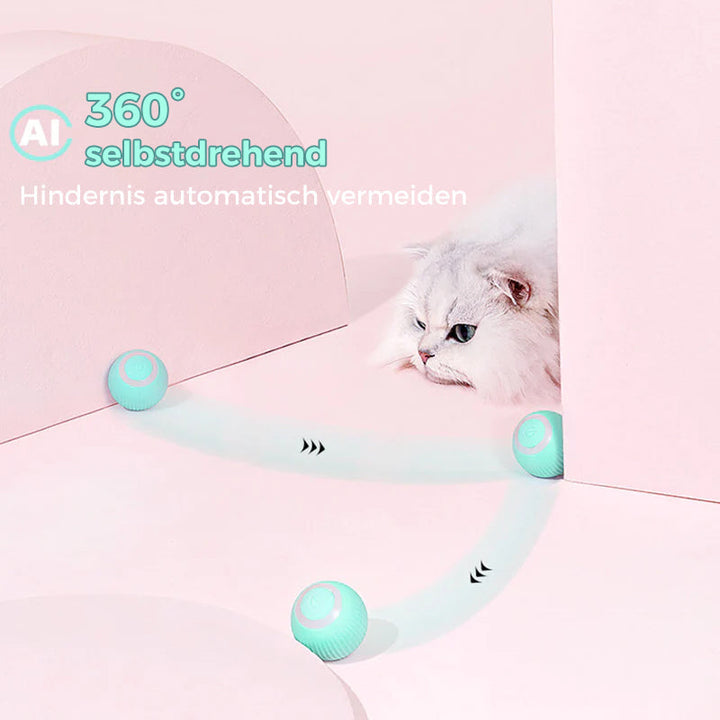 Intelligent Electric Self-Rolling Cat Toy Ball | Luvikno