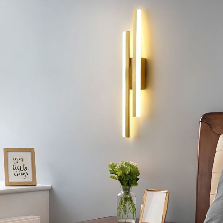 LED Vegglampe Akryl Metall Vegglampe Belysningsarmatur Luvikno