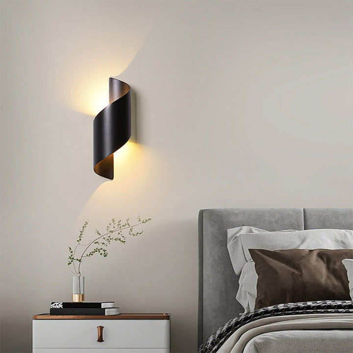 LED Vegglampe med minimalistisk aluminiumsdesign Luvikno