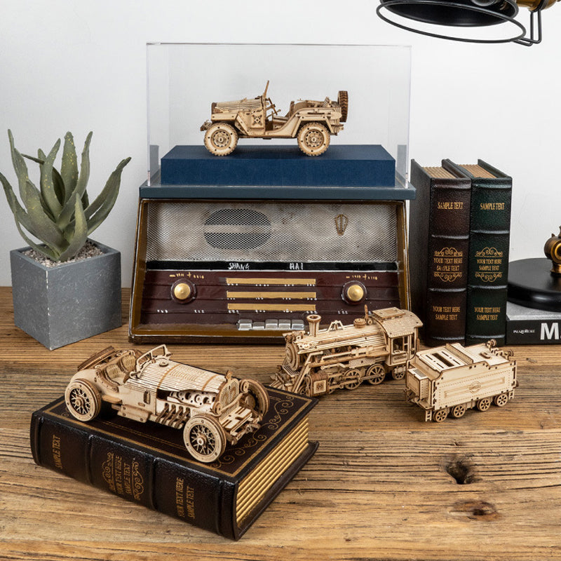 Puzzle Modell Mekanisk Laget av Tre Super | luvikno
