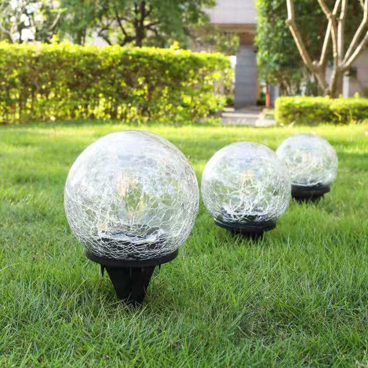 Solar Moderne Minimalistisk Glass Gulv Dekorasjon LED Utendørs Landskapslys | Luvikno