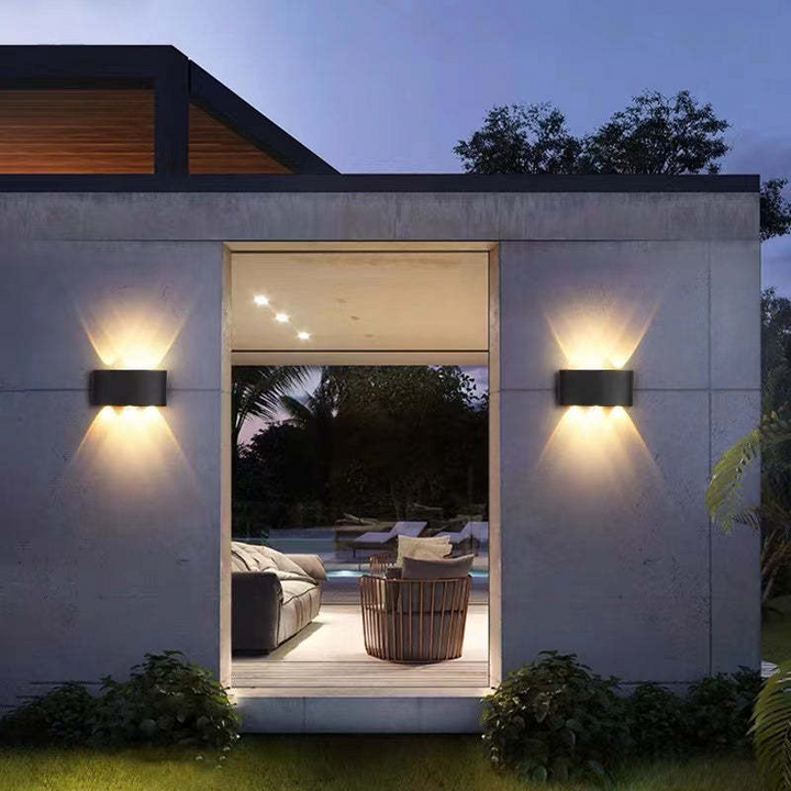 Utendørs vanntett aluminiums LED vegglampe | Luvikno