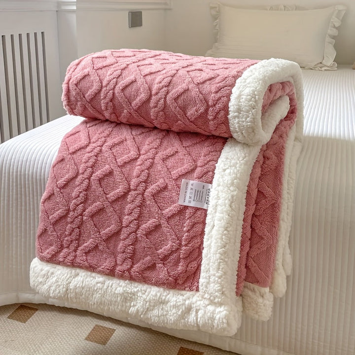Luvikno | Stilig Vendbar Fleece Teppe for Ultimat Komfort og Varme