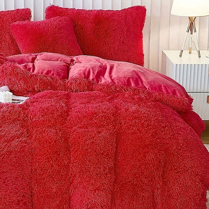 Luvikno | Ultra Soft Plush Duvet Cover Set with Zipper - Luksus & Komfort