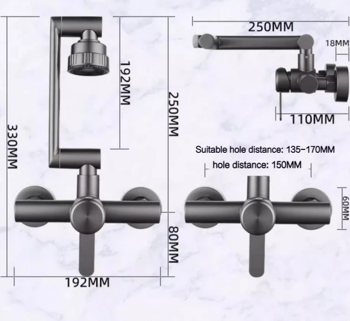 FlexSteel 4-Positions Veggkrane Luvikno