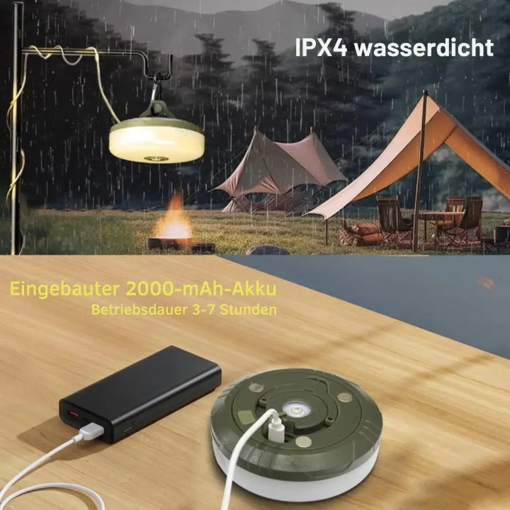 Campinglampe med 10 m RGB lyskjede — Din magiske lyskilde for uforglemmelige utendørsopplevelser | Luvikno