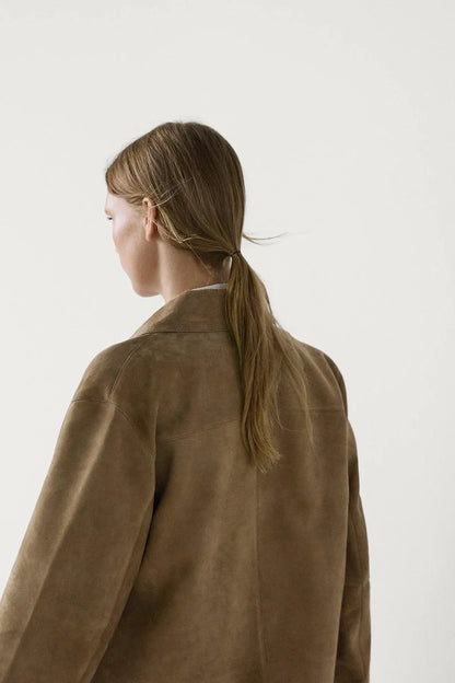 Luvik | Nahkatakki taskulla