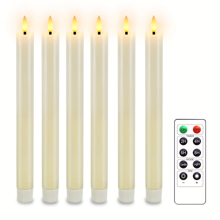 Eebuss Flameless Cone Candles – Realistisk LED Effekt Luvikno