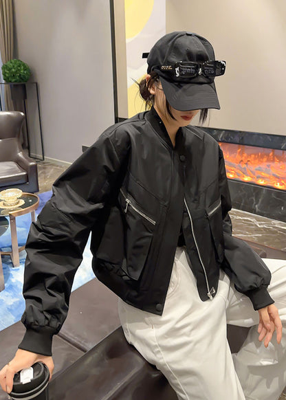 Luvik | Bomber-takki – Rento istuvuus vetoketjupussitiedoilla