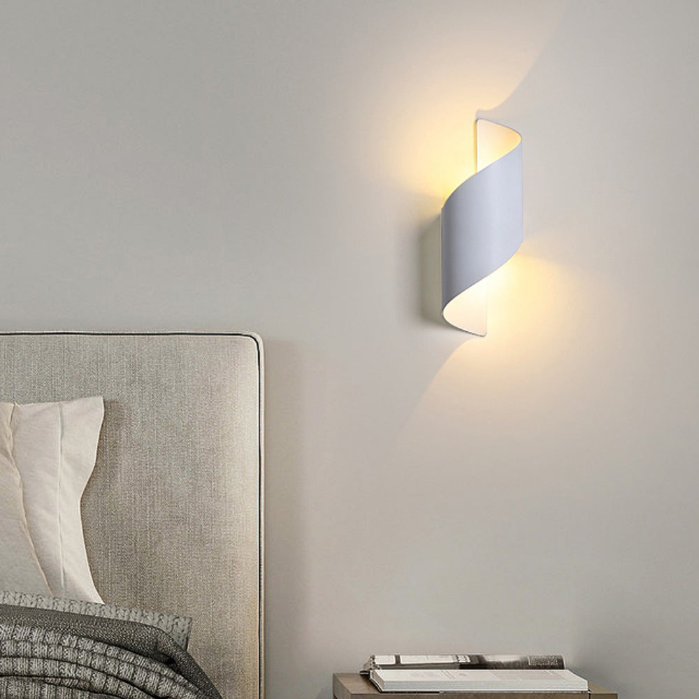 LED Vegglampe med minimalistisk aluminiumsdesign Luvikno