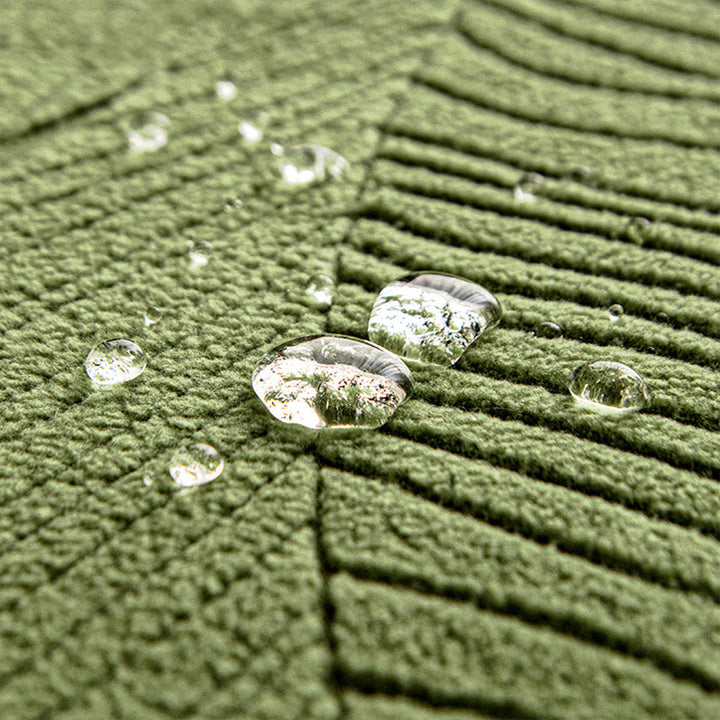Moderne Leaf Jacquard Vanntett Anti-Ripe Sofa Dekken | Luvikno