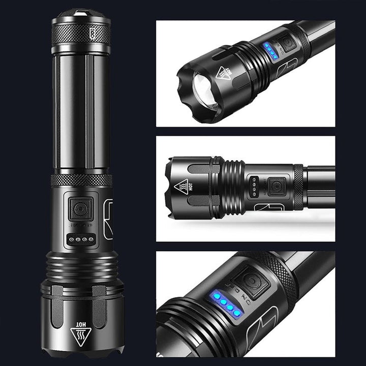 Militær lommelykt laser vanntett | Luvikno