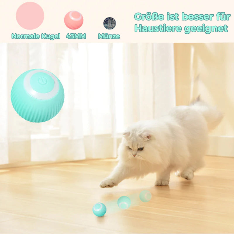 Intelligent Electric Self-Rolling Cat Toy Ball | Luvikno