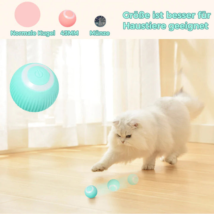 Intelligent Electric Self-Rolling Cat Toy Ball | Luvikno