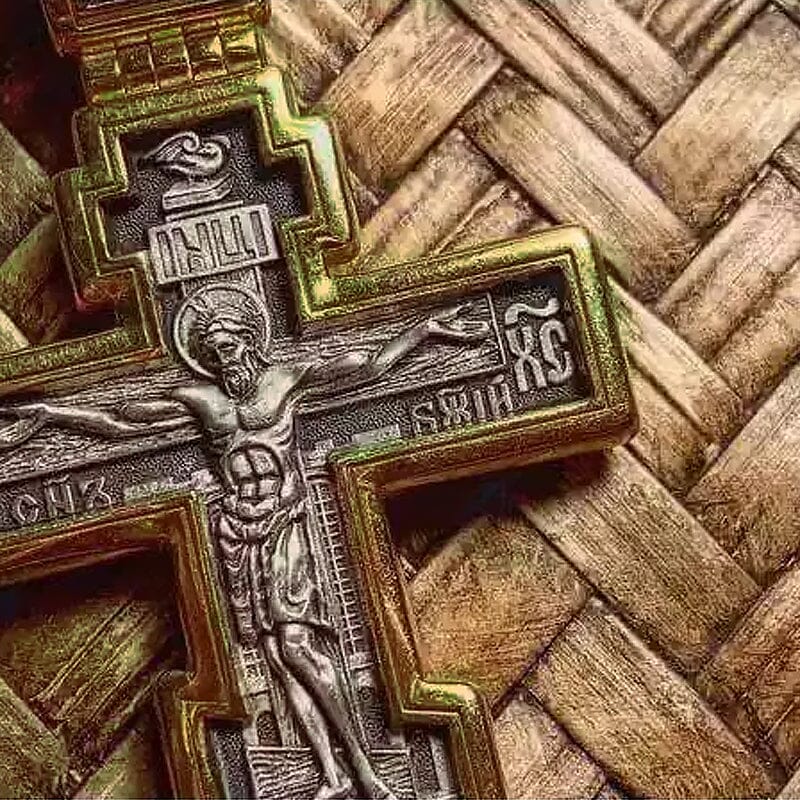 Vintage Cross Necklace Luvikno