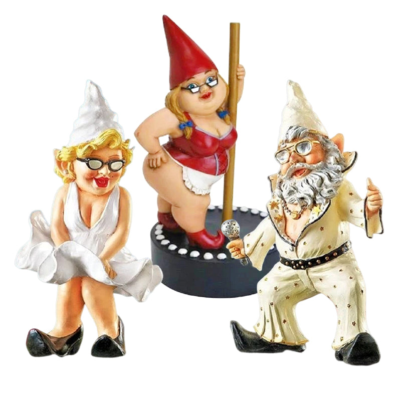 Luvikno | Harpiks Gnome Skulptur Dekorasjon