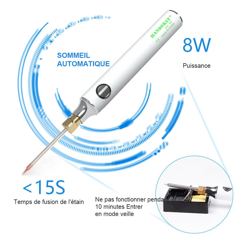 Portable Electric Loddestasjon Set Usb | Luvikno
