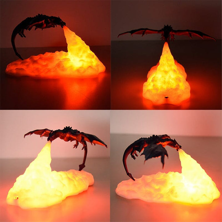 Drage ildpust lampe | Luvikno