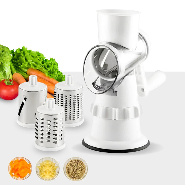 VeggieMaster Slicer - Håndholdt grønnsaksskjærer med 3 blader Luvikno