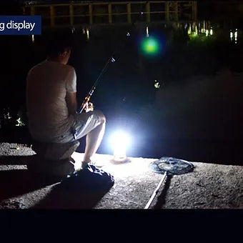 Lanterns Camping Solar Fan LED Light | Luvikno
