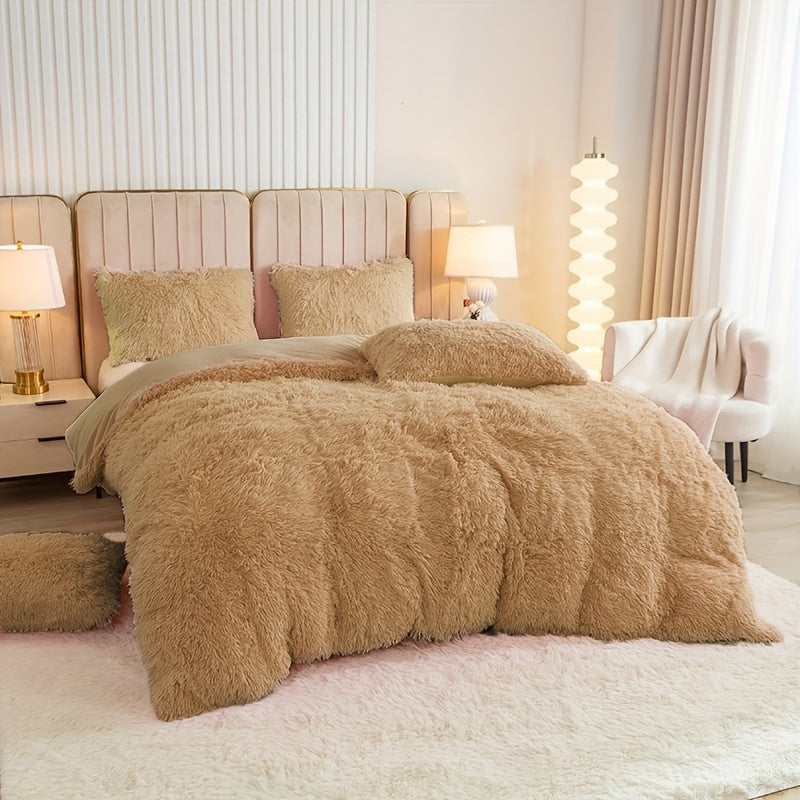 Luvikno | Ultra Soft Plush Duvet Cover Set with Zipper - Luksus & Komfort