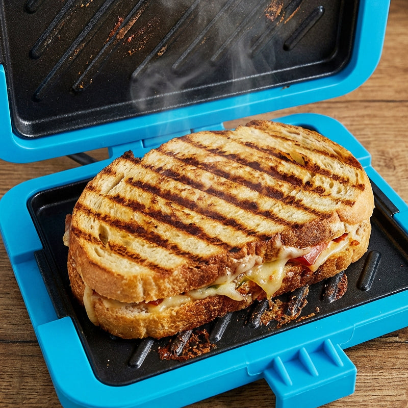 CrunchMate™ Sandwich Maker for Microwave & Oven | Luvikno
