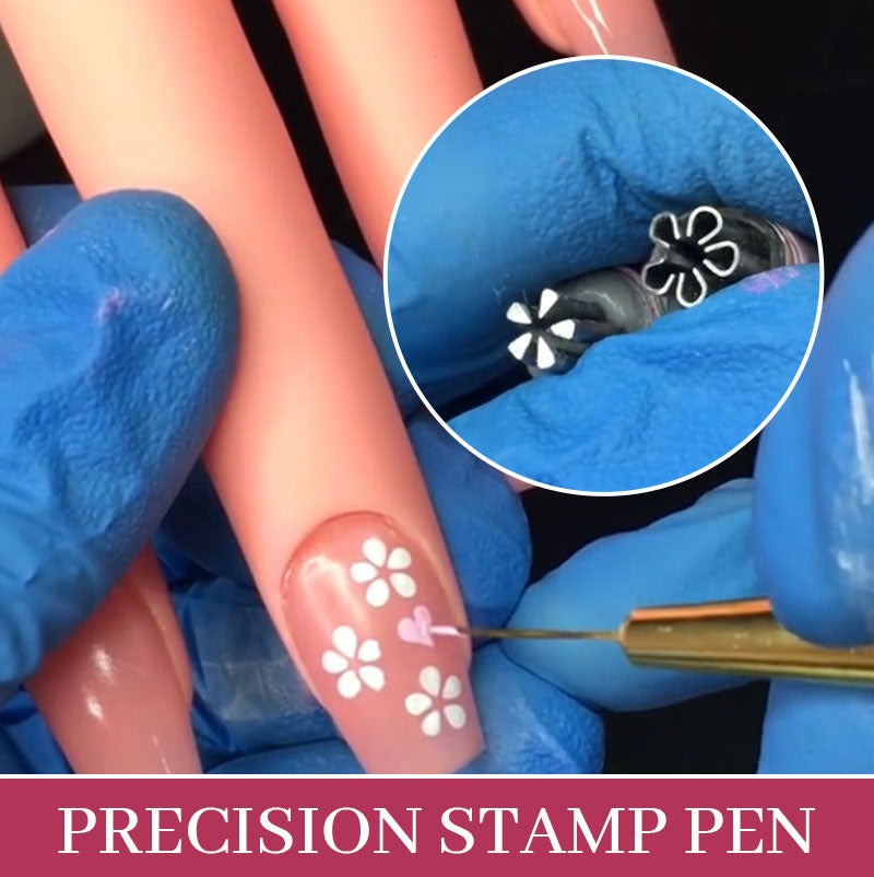 Nail Art Stamping Pen med presisjonstupp | Luvikno