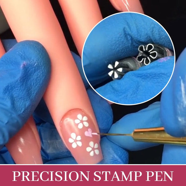 Nail Art Stamping Pen med presisjonstupp | Luvikno