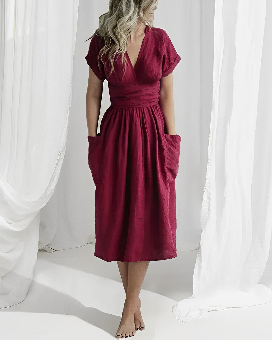 Luvik | Elegant pellavamekko