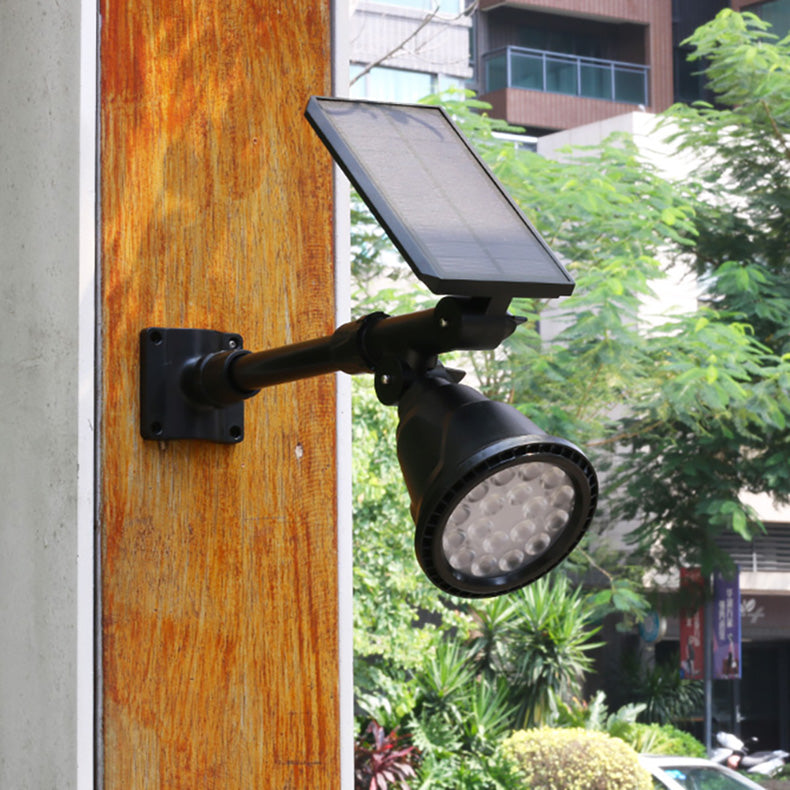 Moderne industriell ABS solvanntett LED spotlight hageinnsettingslys for utendørs patio | Luvikno