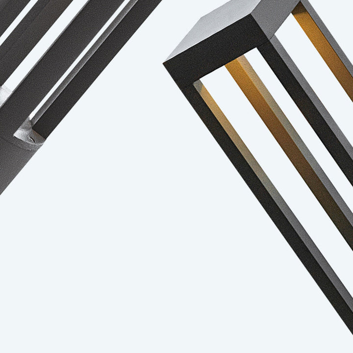Moderne Minimalistisk Vanntett Sylinder Firkantet Aluminium LED Landskapslys For Hage | Luvikno