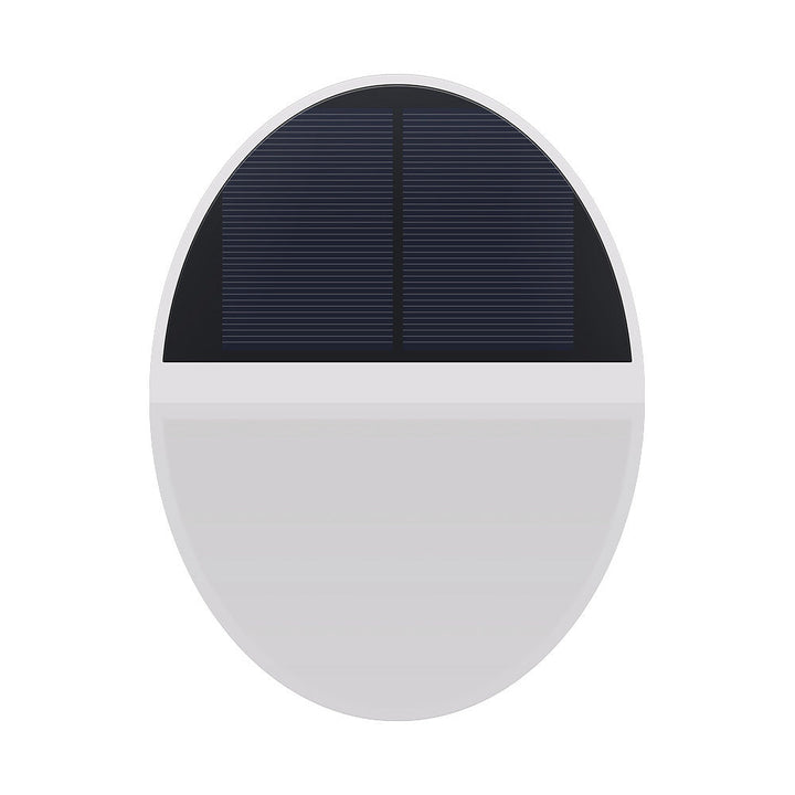 Solar utendørs vanntett rund flat kropp radar sensor LED vegglampe | Luvikno