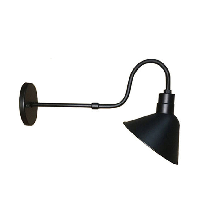 Tradisjonell Vintage Horn Jern 1-Lykt Utendørs Vegglampe For Entré | Luvikno