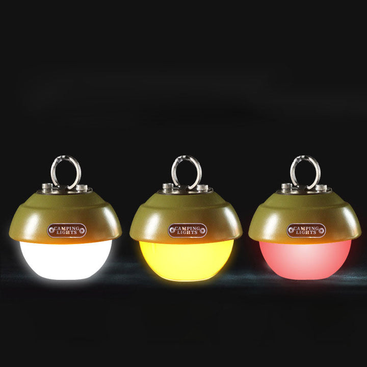 Moderne Kreativ Vannavstøtende Orb Metall PC LED Camping Utendørs Lys For Utendørs Patio | Luvikno