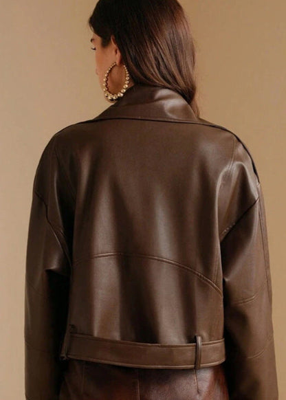 Luvik | Keinonahkainen moottoripyörätyyli takki – Moderni reuna