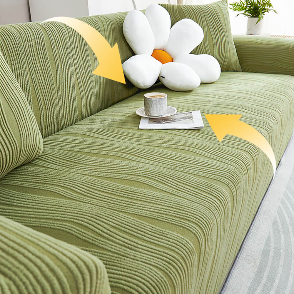 Jacquard Stretch Full-Cover Anti-scratch Sofa Deksel Myk Katt-vennlig | Luvikno