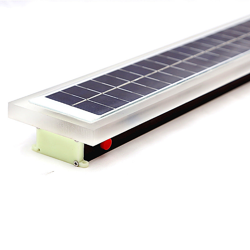 Minimalist Utendørs Solrektangulær Strip Vanntett Patio LED Vegglampe | Luvikno