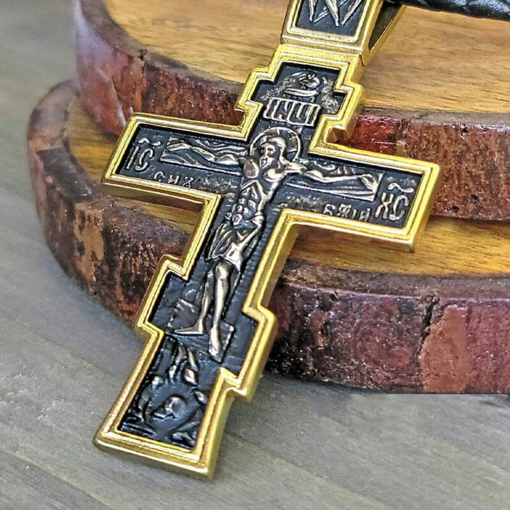 Vintage Cross Necklace Luvikno