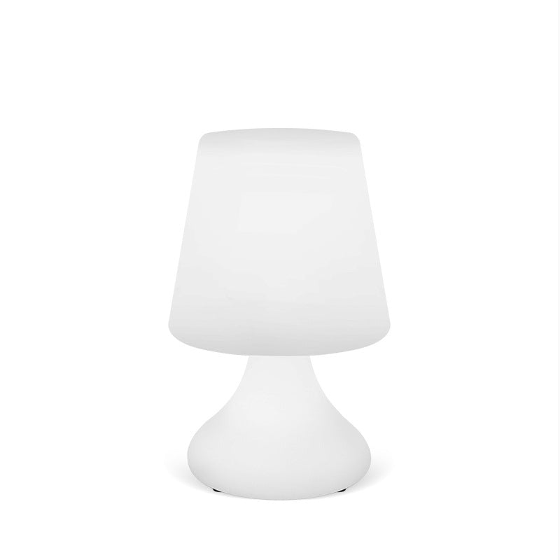 Moderne minimalistisk PE-koppform USB LED bordlampe nattlys for utendørs patio | Luvikno