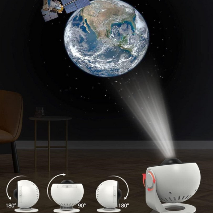 GalaxyNova Projektor – HD Stjernehimmel med Timer Luvikno