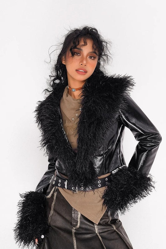 Luvik | Tyylikäs Kiiltävä Takki