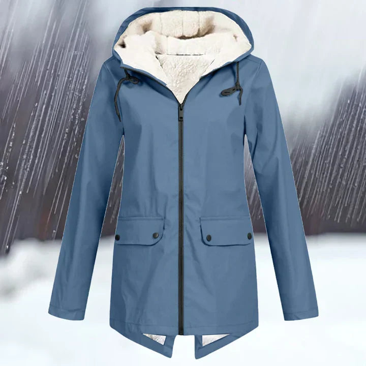 Luvik | vedenpitävä takki hupulla ja vahvistuksella