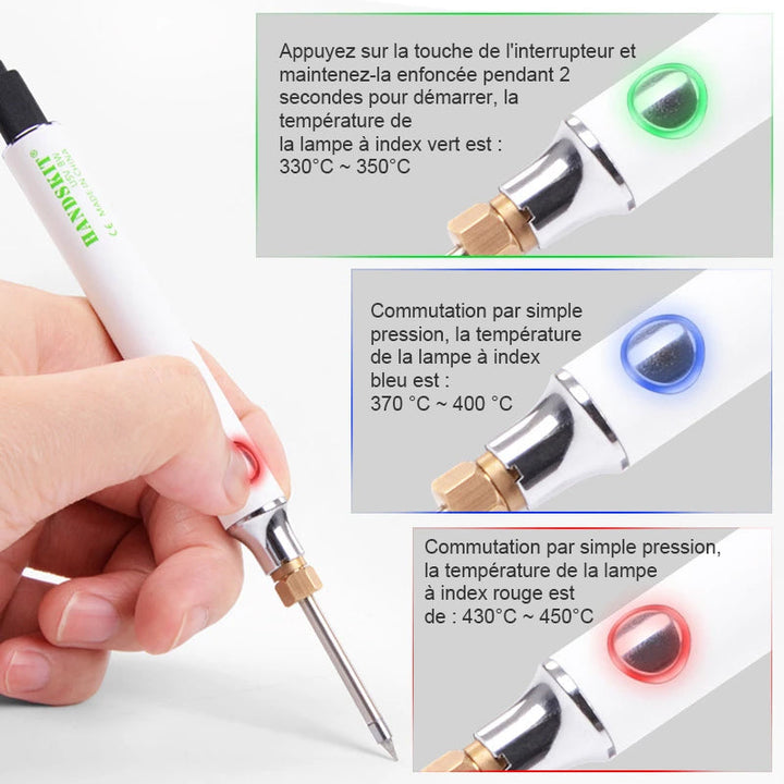 Portable Electric Loddestasjon Set Usb | Luvikno