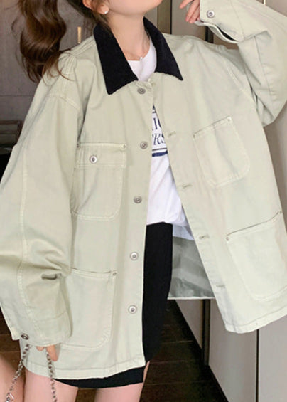 Luvik | Ease - Plus Size Napakka Napillinen Yksityiskohtajakku