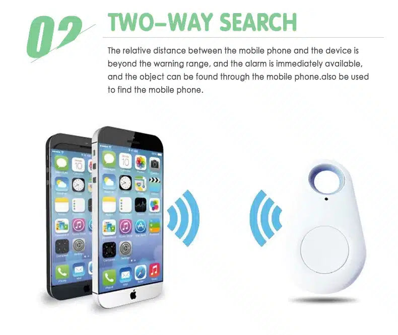 Bluetooth Nøkkel Finner iTag Tracker - for iPhone eller Android | Luvikno